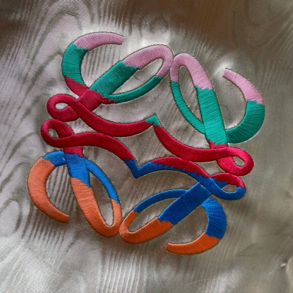 Authentic Loewe Gold Multicolor Large Shoulder Bag - Picture 2 of 9